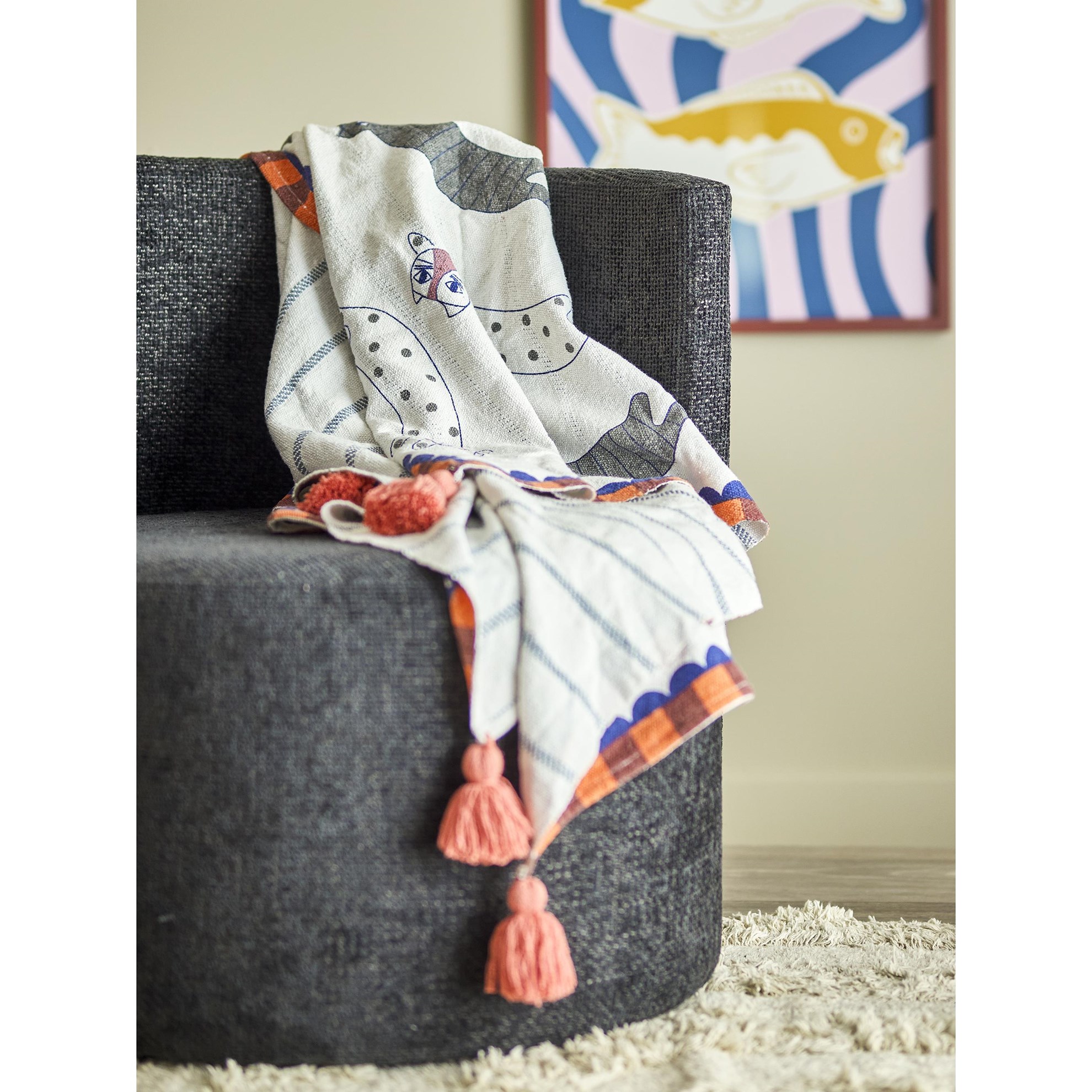 Pléd z recyklované bavlny MISSY 160x130 cm_0