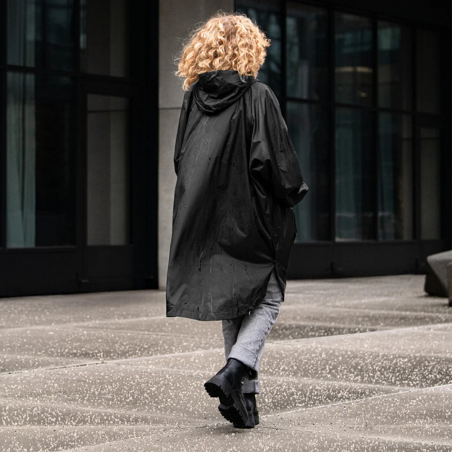 Skládací pláštěnka Mini Maxi Raincoat black_0