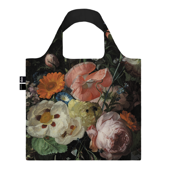 LOQI skládací taška - Museum - Still Life with Flowers - RACHEL RUYSCH_1