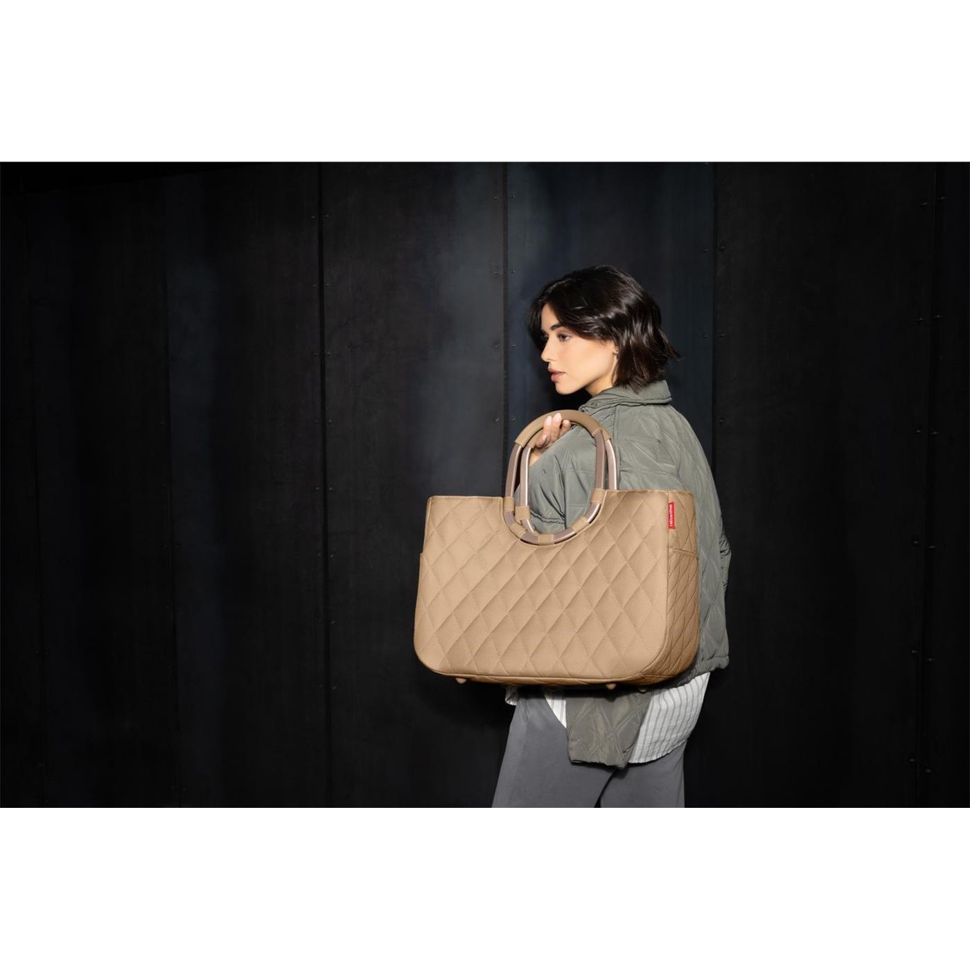 Módní taška Loopshopper L frame rhombus ginger_0