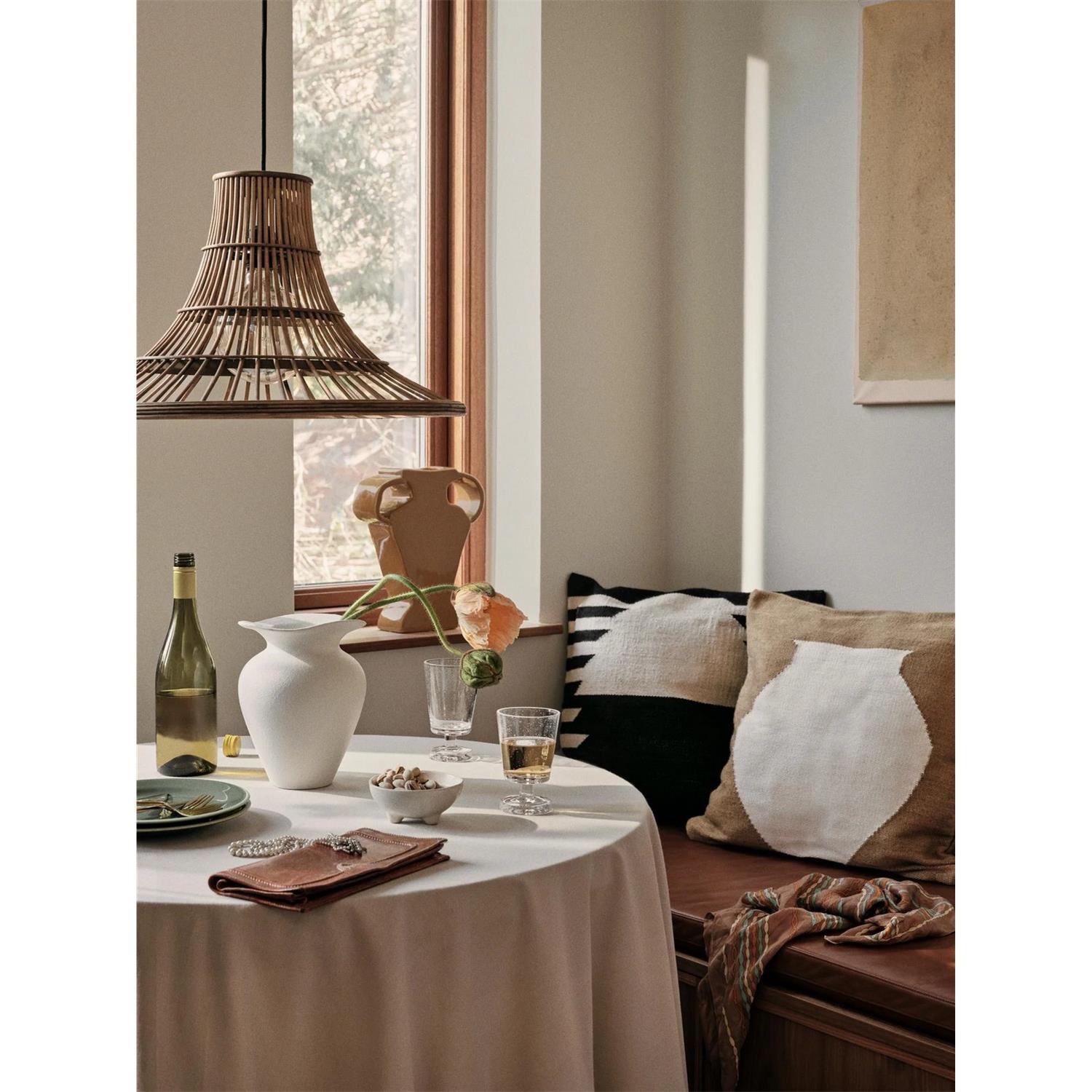 Váza Broste FLORENTINA S V.22,5 cm bílá_3