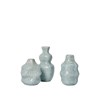 Vázy Broste CORNELIA V.12 cm SET/3 ks světle modré_1