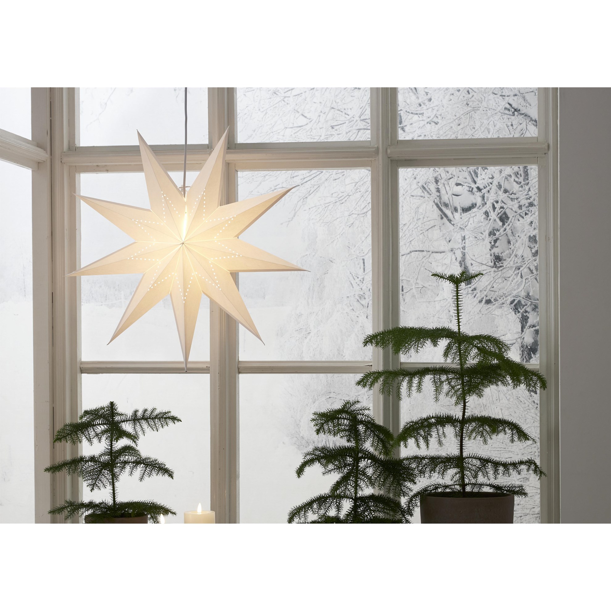 Papírová hvězda LYSA P.60 cm bílá_0