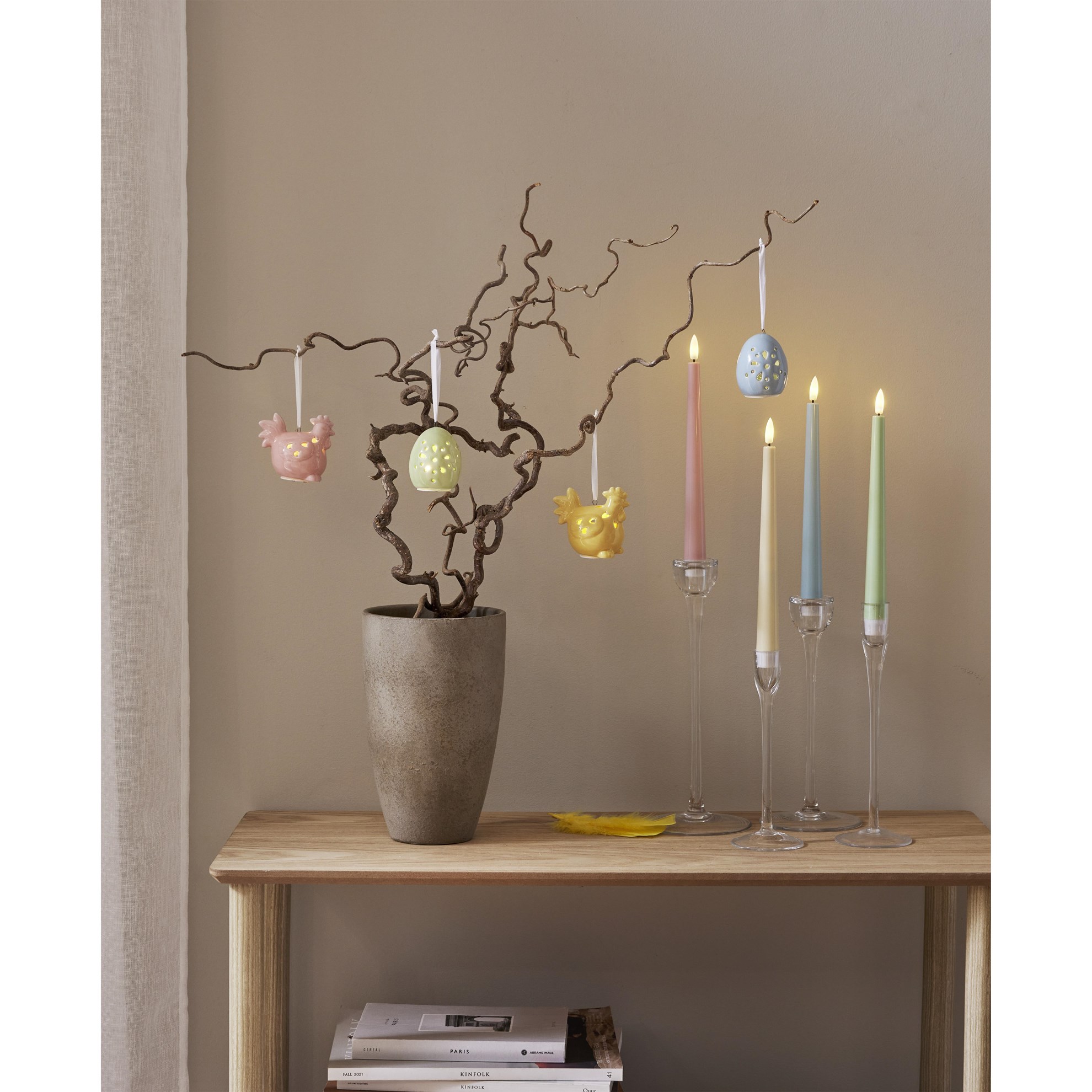 LED svíčka FLAMME CANDY 26 cm SET/2ks žlutá_2