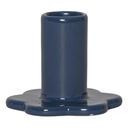 Porcelánový svícen BLOOM SET/2ks modrý_2