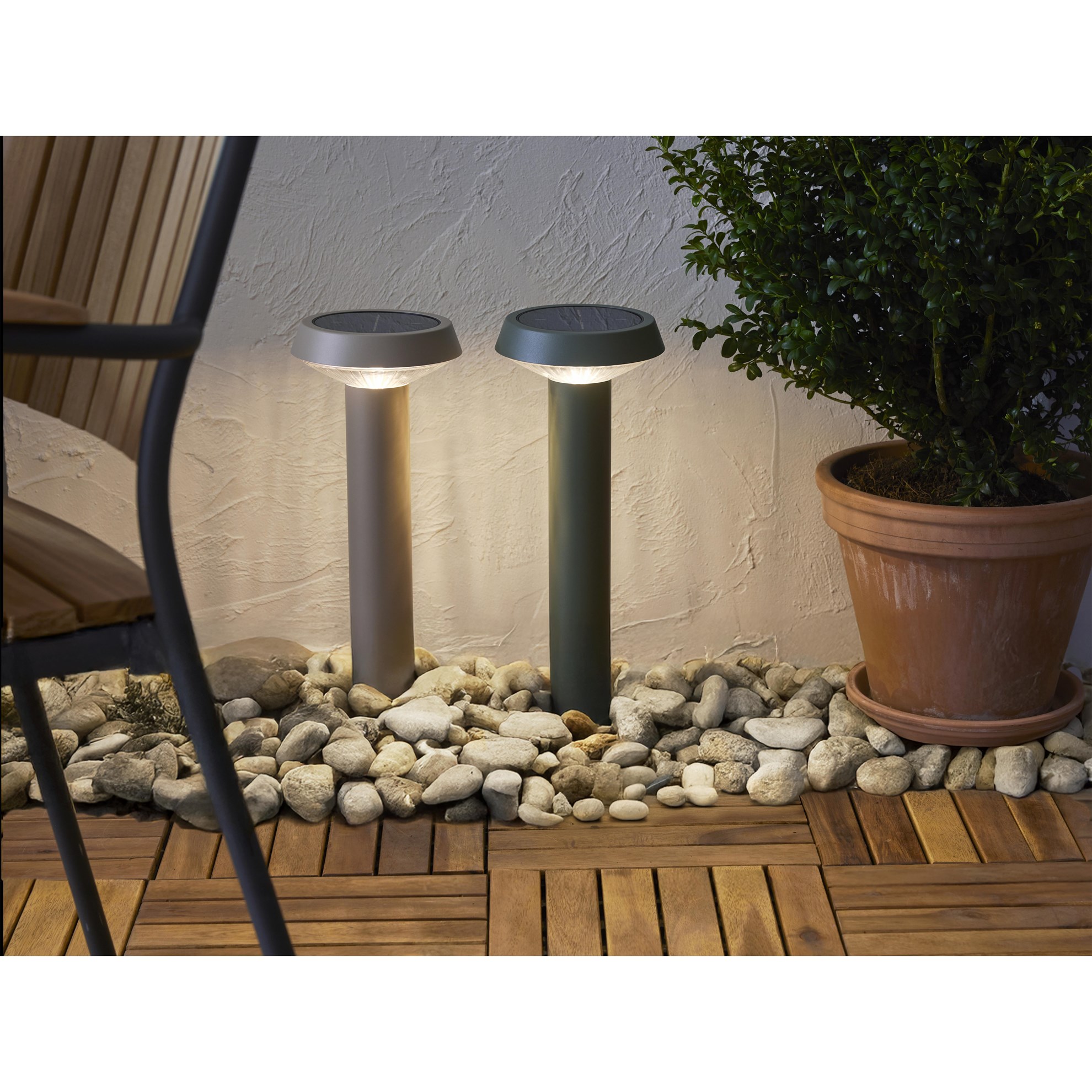 LED solární osvětlení CASA V.45cm zelené_1