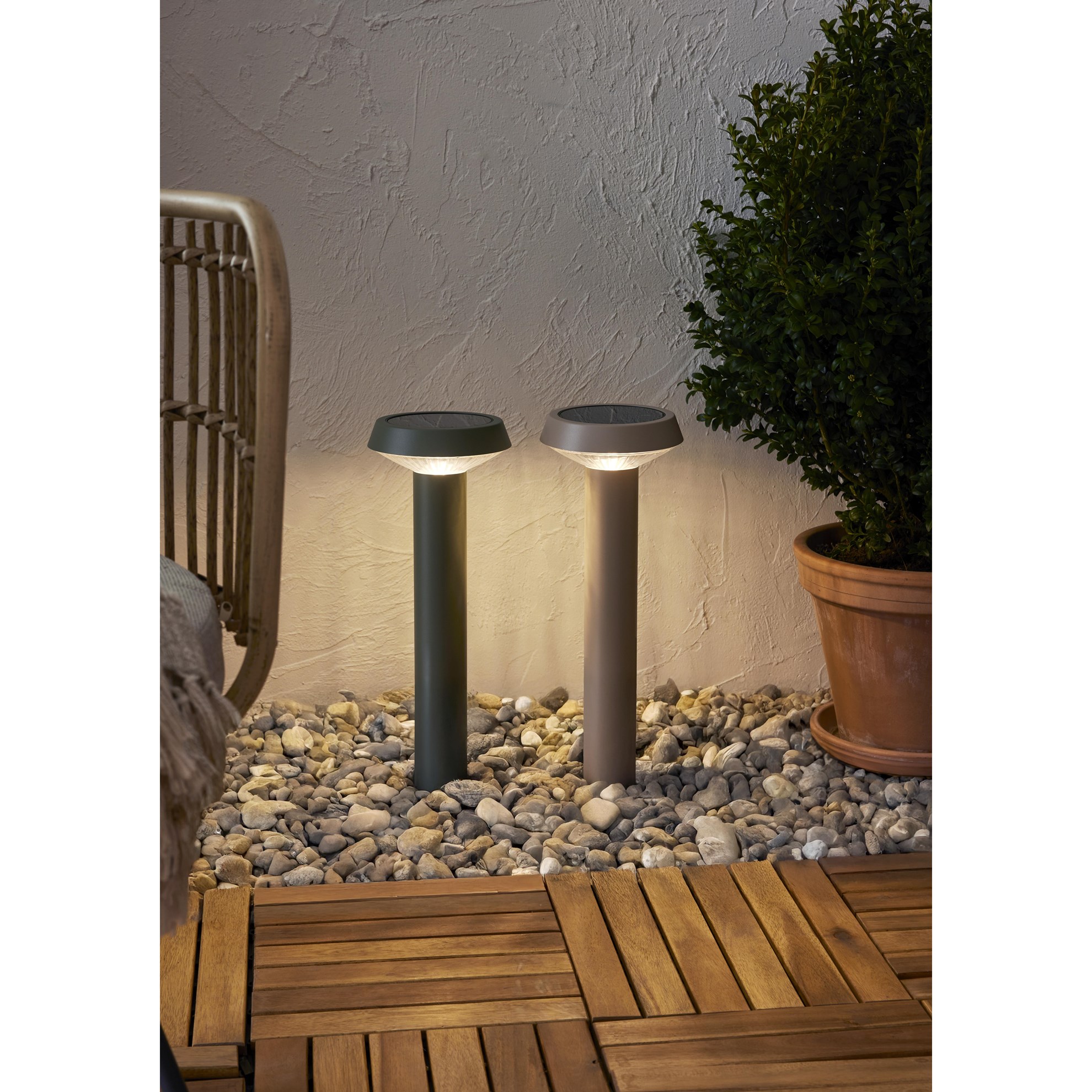 LED solární osvětlení CASA V.45cm béžové_1