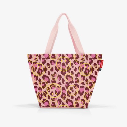 Taška přes rameno Reisenthel Shopper M smiley leo blush_5