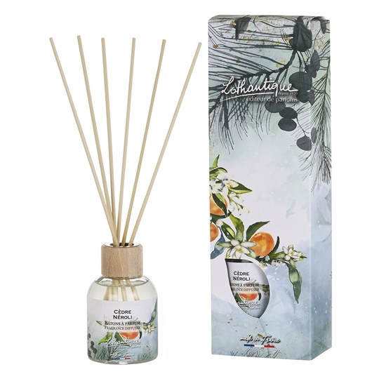 Vonný difuzér s dřívky 100 ml Jardin D'aquerelles - cedr neroli_0