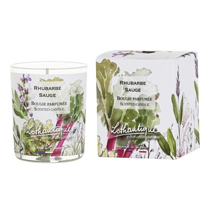 Vonná svíčka 160 g Jardin D'aquerelles - rebarbora a šalvěj_0